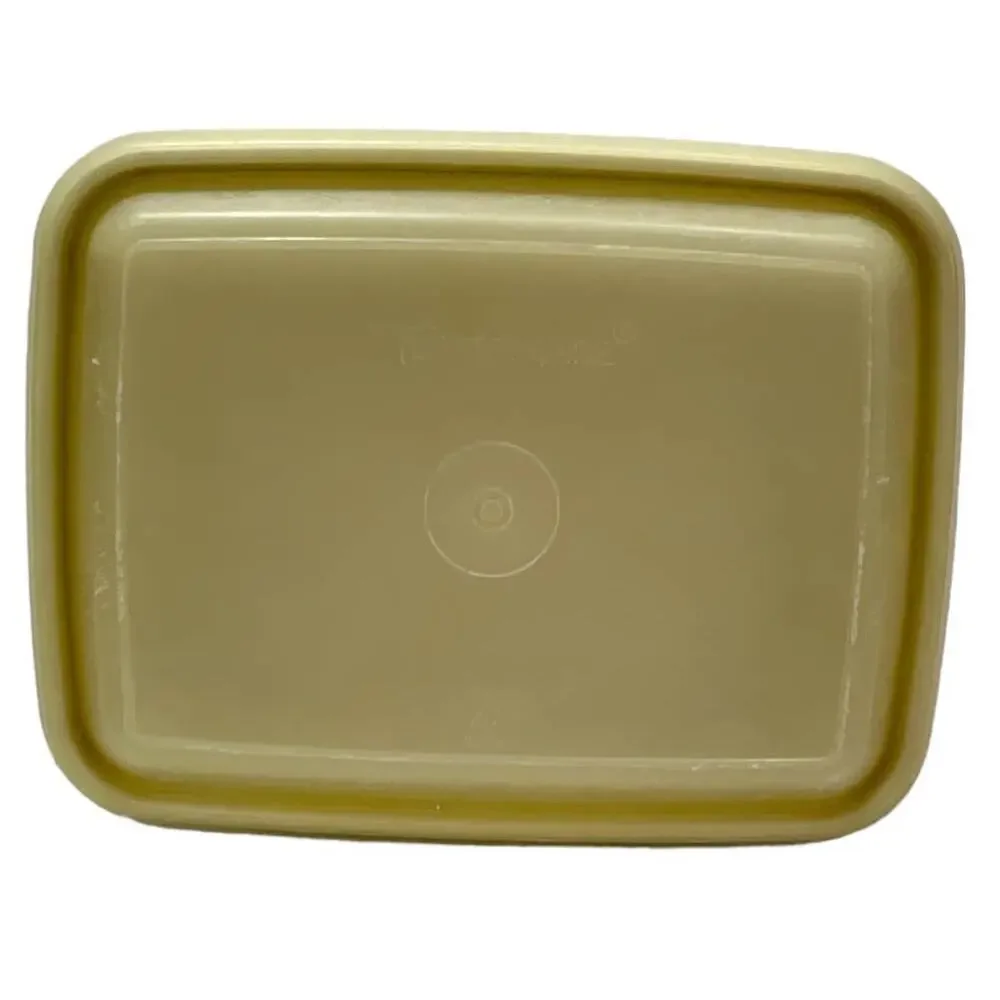 Tupperware Vintage Almond Ice Cream Keeper and Translucent Lid #2